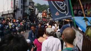 平成２７年　成田祇園祭　山車・屋台総引き　本町の山車　２０１５．７．１２　Narita Gion Matsuri