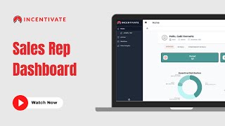 Incentivate Sales Rep Dashboard Demo | Automated Incentives \u0026 Performance Tracking