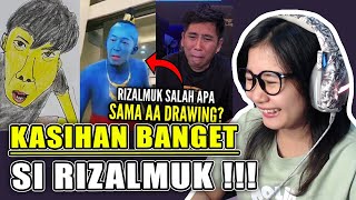 RIZALMUK DIGAMBAR TERUS SAMA AA DRAWING | REACTION ANDRE SUHEN