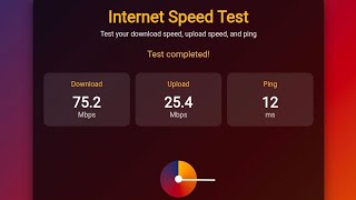 Detect Internet Speed Test Project using HTML, CSS & JavaScript | Speed Test Website