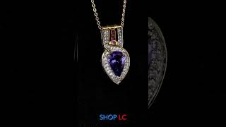 Celebrate life's euphoric moments with this stunning Tanzanite \u0026 Multi-Gemstone Pendant Necklace 💜✨