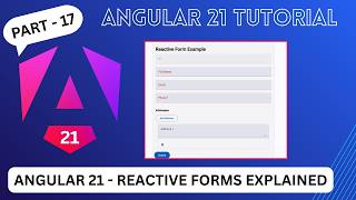 Reactive forms in angular 21 with real time example | explained Form Array, Group,control & builder