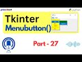 How to Use #MenuButton in #Python #Tkinter for Dropdown Menus - #PythonGUI Tutorial
