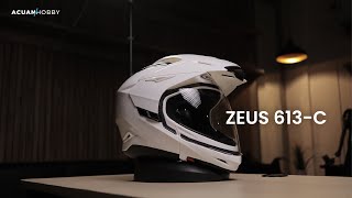 ZEUS 613C, Compact Modular Helmet Ga Nyampe 1jt