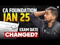 EXAM DATES CHANGED ? #cafoundation #icai #shantamgupta