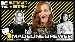 Madeline Brewer Nails Her Kristen Stewart & Ann Dowd Impressions! | Master Tweet Theater 🎭