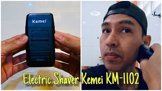 Unboxing \u0026 Testing Electric Shaver Kemei KM-1102 | แกะกล่องทดสอบเครื่องโกนหนวด