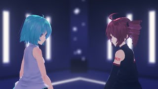 【第3回MMD廃】ミクさんとテトさんに「祝福/YOASOBI」を踊ってもらった【MMDRAB】