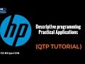 Descriptive programming Practical Applications   - HP UFT/QTP TutoriaL #32