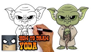 How to Draw Yoda | Star Wars