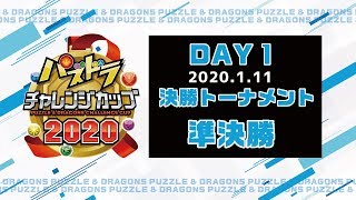 パズドラチャレンジカップ2020 DAY1 決勝トーナメント 準決勝