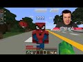 Evolving SPIDER MAN to GOD SPIDER MAN in Minecraft!