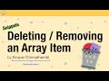 Deleting / Removing an Array Item