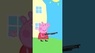 Peppa Pig SHOOTS A SHOTGUN | Peppa Pig DEFENDS HIS NATIVE HOME