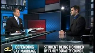 Zach Wahls live on MSNBC