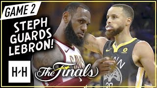 LeBron James vs Stephen Curry INTENSE Game 2 Duel Highlights (2018 NBA Finals) - One-on-One Plays!