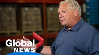 Coronavirus: Ontario Premier Doug Ford announces ventilators to be made in Guelph | FULL