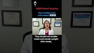 GERD Patient Teaching: Medical Surgical SHORT | @LevelUpRN
