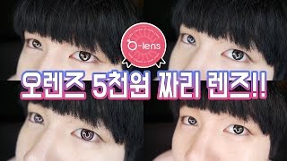 (초 저렴이 렌즈!!) 오렌즈 5천원짜리 렌즈 4종 리뷰!! - [디바브라운,디바그레이,드림아이즈핑크,샤크라그린] - [김남욱]