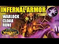 Warlock INFERNAL ARMOR Rune Guide | WoW Classic SoD Season of Discovery