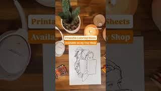 affordable printable coloring pages for sale! #fallactivities #fallvibes #autumncrafts #diycrafts