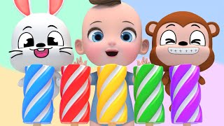 Baby Shark | Ice Cream with Friends Nursery Rhymes & Kids Songs Playground Color Song
