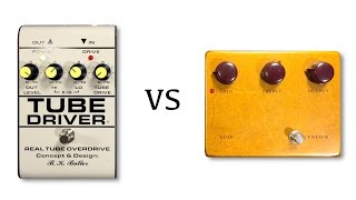 BK Butler Tube Driver vs Klon Centaur