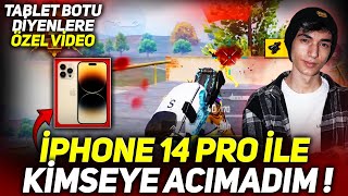 TELEFONDAN NASIL OYNUYORUM?? IPHONE 14 PRO İLE OYNADIM 😁 | PUBG MOBILE