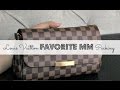 Louis Vuitton Damier Ebene Favorite MM Packing | WIMB | Kat Nguyen