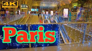A  ((4k HDR)) walking tour on the Station metro (Gare de Lyon)  in Paris France.