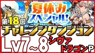 【パズドラ】第１８回 チャレダンＬｖ７～８に連続挑戦！！【夏休みスペシャル】