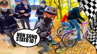 GARA ILLEGALE CON LE BICI DA BAMBINO A MILANO ⛔️