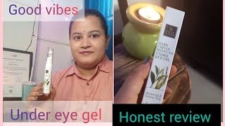 GOOD VIBES 🌙  Under eye gel my Honest review  . @kmbeautyvlogs5303 .