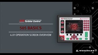 505XT Operation Screen Overview