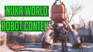 Fallout 4 - Nuka Worlds HIDDEN Robot Content (Make A NiRA Companion)