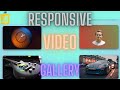 How To Create A Responsive Video Gallery With HTML CSS And Vanilla JavaScript | DiaWeb