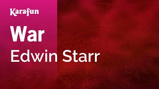 War - Edwin Starr | Karaoke Version | KaraFun