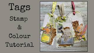 Tags - Stamp & Colour Tutorial
