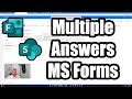How To Input Multiple Answers from a Microsoft Form into a SharePoint List Column | 2022 Tutorial