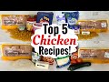 5 TASTY CHICKEN RECIPES | EASY CHICKEN DINNER IDEAS | SIMPLE & QUICK MEALS MADE EASY | JULIA PACHECO