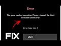 Fix Val 5 Error in Valorant | 100% Working