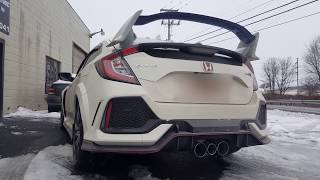 Eurodynamic - 2017 Honda Civic Type R burble testing