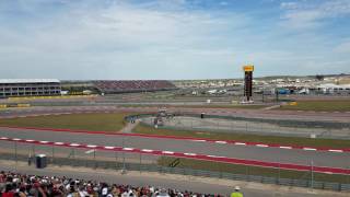 Turn 15, Section 20, Row 35. F1 Austin 2016.