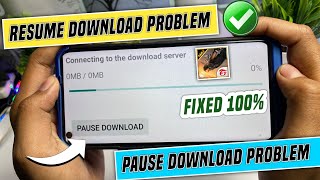 😥 Free Fire Resume Download Problem | Free Fire Pause Download Problems | Resume Download Free Fire