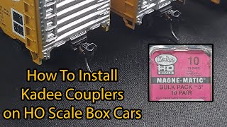 Installing HO Scale Kadee Couplers - The ultimate How to Video #hotrains