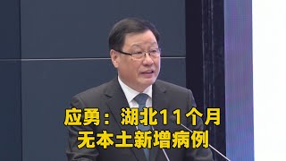 应勇：湖北核酸检测超4954万人次 11个月无本土新增病例