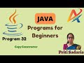 Java Programming Tutorial: Copy Constructor