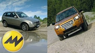 Land Rover Freelander vs. BMW X3 England vs. Deutschland - d