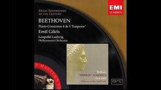 Beethoven: Piano Concerto No. 4  - Gilels, Ludwig / 베토벤: 피아노 협주곡 4번 - 길렐스, 루트비히