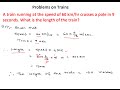 Problems on Trains 1 | Numerical Ability-Problems on Trains | Arithmetic Ability-Problems on Trains